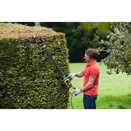 ELECTRIC HEDGE TRIMMERS RYOBI ELECTRIC GARDEN HEDGE TRIMMER 60cm BLADE